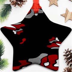 Red Creativity Ornament (star)  by Valentinaart