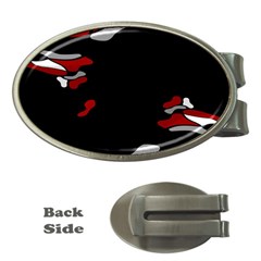 Red Creativity Money Clips (oval) 