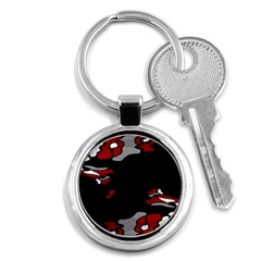 Red Creativity Key Chains (round) 