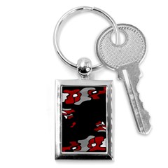 Red Creativity Key Chains (rectangle) 