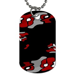 Red Creativity Dog Tag (one Side)