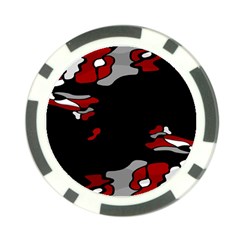 Red Creativity Poker Chip Card Guards