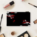 Red creativity Cosmetic Bag (Small)  Back