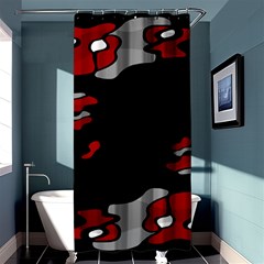 Red Creativity Shower Curtain 36  X 72  (stall) 