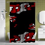 Red creativity Shower Curtain 48  x 72  (Small)  Curtain(48  X 72 ) - 42.18 x64.8  Curtain(48  X 72 )