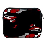 Red creativity Apple iPad 2/3/4 Zipper Cases Front