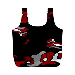 Red Creativity Full Print Recycle Bags (m) 