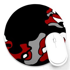 Red Creativity 2 Round Mousepads