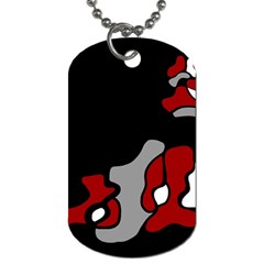 Red Creativity 2 Dog Tag (two Sides) by Valentinaart