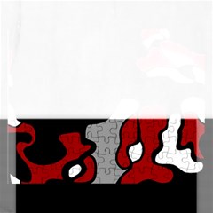 Red Creativity 2 Rectangular Jigsaw Puzzl