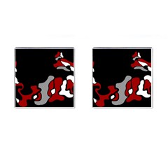 Red Creativity 2 Cufflinks (square) by Valentinaart