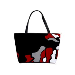 Red Creativity 2 Shoulder Handbags by Valentinaart