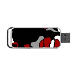 Red Creativity 2 Portable Usb Flash (one Side)