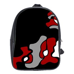 Red Creativity 2 School Bags (xl)  by Valentinaart