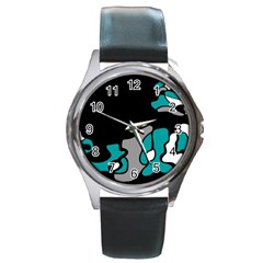 Cyan Creativity 2 Round Metal Watch