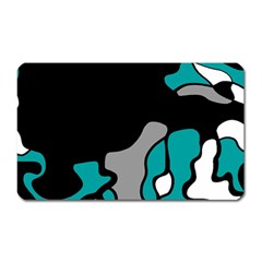 Cyan Creativity 2 Magnet (rectangular) by Valentinaart