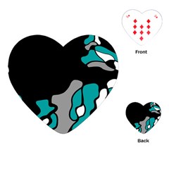 Cyan Creativity 2 Playing Cards (heart) 