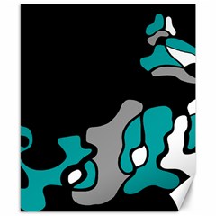 Cyan Creativity 2 Canvas 8  X 10 