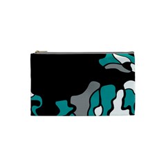 Cyan Creativity 2 Cosmetic Bag (small) 