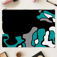 Cyan Creativity 2 Cosmetic Bag (xxxl) 