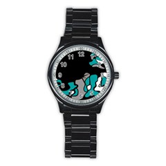 Cyan Creativity 2 Stainless Steel Round Watch