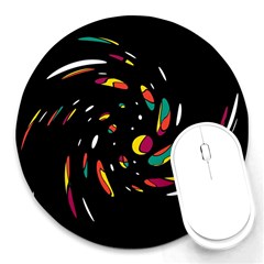 Colorful Twist Round Mousepads