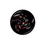 Colorful twist Hat Clip Ball Marker (10 pack) Front