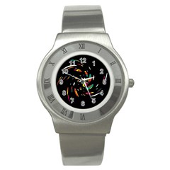 Colorful Twist Stainless Steel Watch