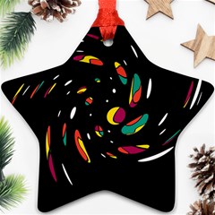 Colorful Twist Star Ornament (two Sides) 