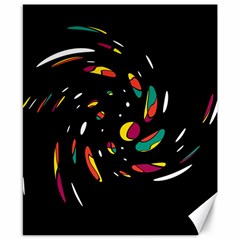 Colorful Twist Canvas 8  X 10  by Valentinaart