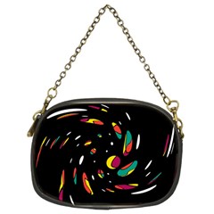 Colorful Twist Chain Purses (two Sides)  by Valentinaart