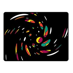 Colorful Twist Fleece Blanket (small)