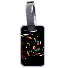 Colorful Twist Luggage Tags (two Sides) by Valentinaart