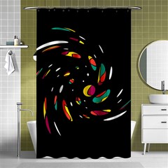 Colorful Twist Shower Curtain 48  X 72  (small) 