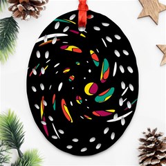 Colorful Twist Ornament (oval Filigree) 