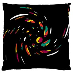 Colorful Twist Large Cushion Case (one Side)