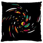 Colorful twist Large Cushion Case (Two Sides) Front