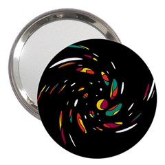 Colorful Twist 3  Handbag Mirrors by Valentinaart