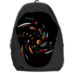 Colorful Twist Backpack Bag by Valentinaart