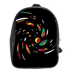 Colorful Twist School Bags (xl)  by Valentinaart