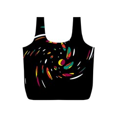 Colorful Twist Full Print Recycle Bags (s) 