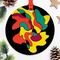 Colorful Spot Ornament (round) 