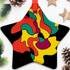 Colorful Spot Ornament (star) 