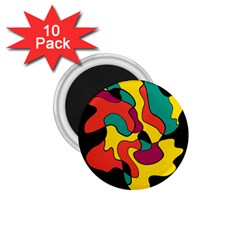 Colorful Spot 1 75  Magnets (10 Pack) 