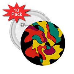 Colorful Spot 2 25  Buttons (10 Pack) 