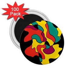 Colorful Spot 2 25  Magnets (100 Pack) 