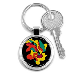 Colorful Spot Key Chains (round) 