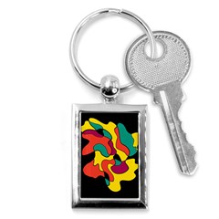 Colorful Spot Key Chains (rectangle)  by Valentinaart