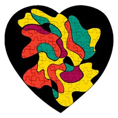 Colorful Spot Jigsaw Puzzle (heart)