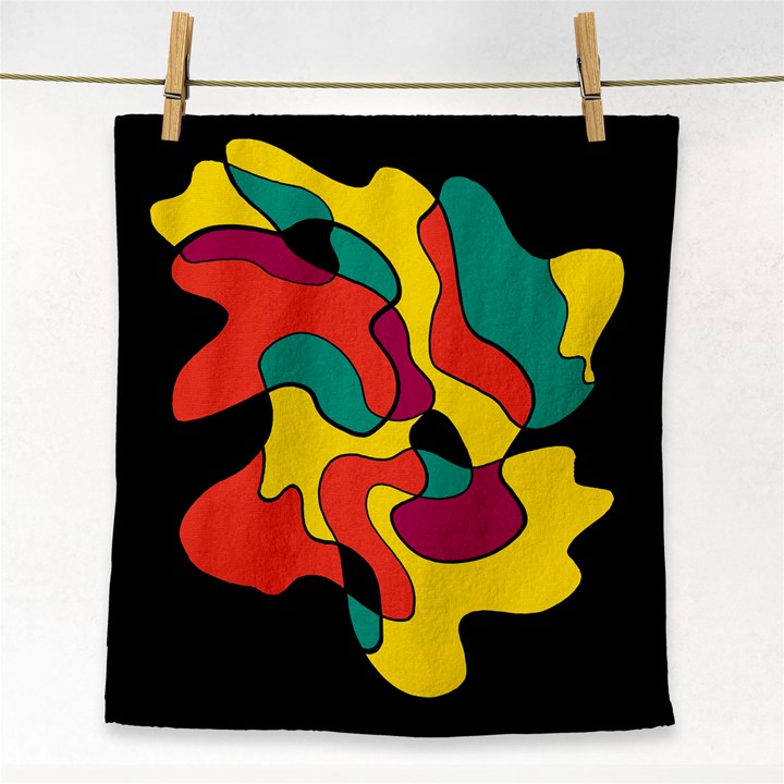 Colorful spot Face Towel